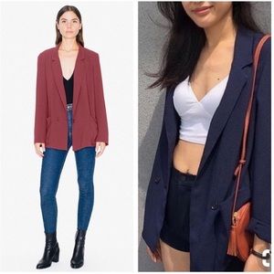 American Apparel Navy Blazer
